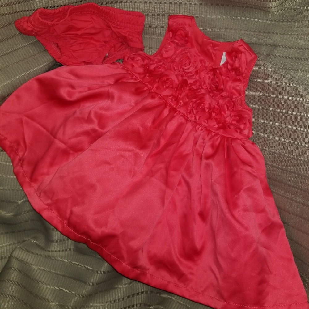SOLD 3 mo. Specialty dress/diaper cover